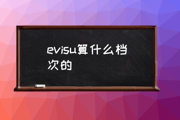evisu算什么檔次的 evisu是什么品牌？