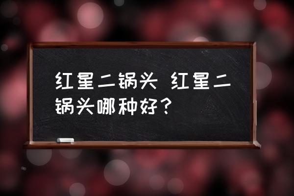 紅星二鍋頭 紅星二鍋頭哪種好？