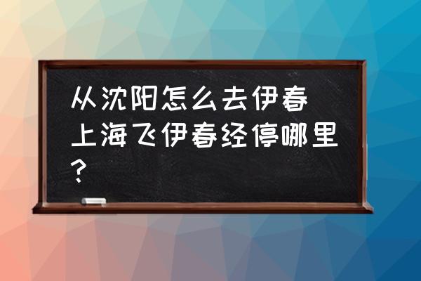 從沈陽怎么去伊春 上海飛伊春經(jīng)停哪里？