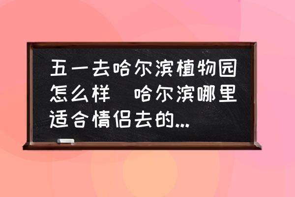 五一去哈爾濱植物園怎么樣(哈爾濱哪里適合情侶去的地方？)