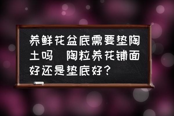 養(yǎng)鮮花盆底需要墊陶土嗎(陶粒養(yǎng)花鋪面好還是墊底好？)